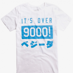 vegeta over 9000 shirt